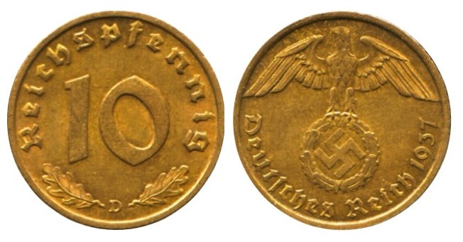 Valeur piece de monnaie allemande